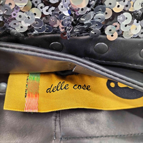 delle cose  2WAY スパンコール レザーショルダーバッグ import レディース